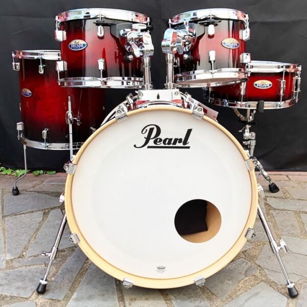 Bateria Pearl Decade Maple Bb20” – Gloss Deep Red Burst