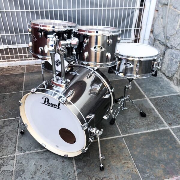 Bateria Pearl Export Smokey Chrome Bb20”