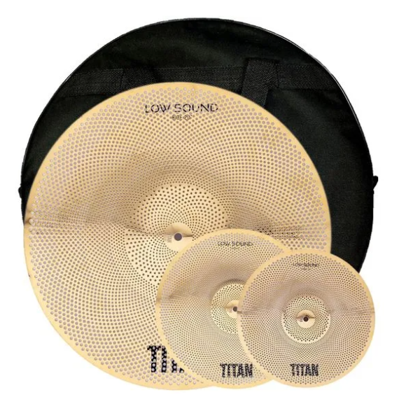 Kit de Pratos Titan Low Sound TNLK123 14′ 16′ 20′