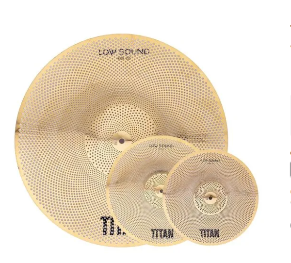 Kit de Pratos Titan Low Sound TNLK123 14′ 16′ 20′